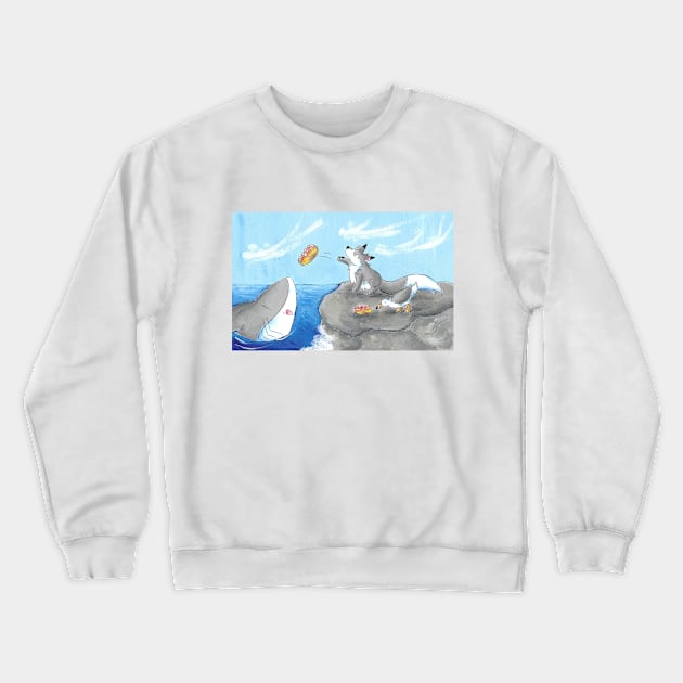 Treat from New England Crewneck Sweatshirt by KristenOKeefeArt